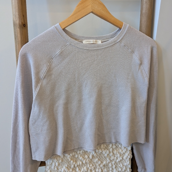 Urban Daizy Waffle Knit Long Sleeve Women's Top - Picture 5 of 6